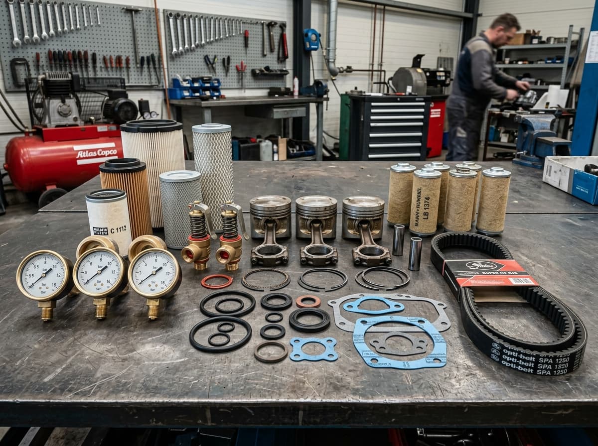 Air Compressor Spare Parts Support Vasai - Maurya AirCare